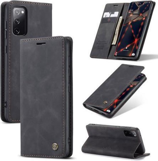 Samsung Galaxy S20 FE Hoesje - Charcoal Gray - Dunne Bookcase