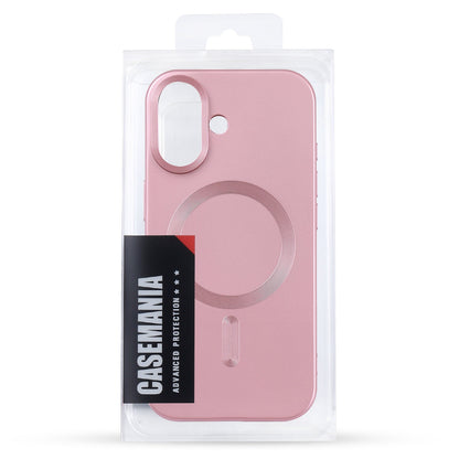 iPhone 17 Hoesje - Roze - Matte Siliconen MagSafe Back Cover