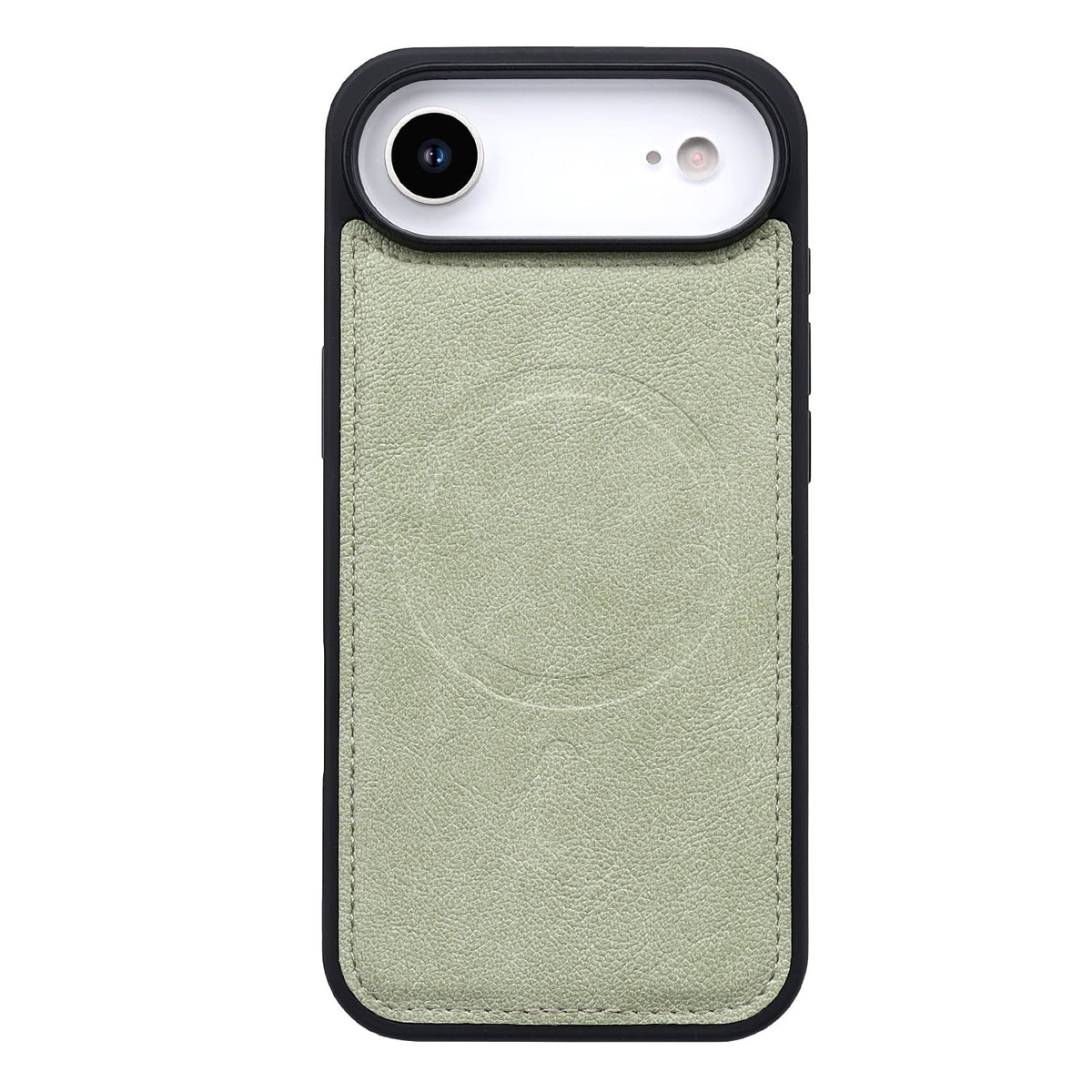 Apple iPhone Air Hülle - Matcha Green - 2-in-1 Lederoptik MagSafe Klapphülle mit Kartenfach