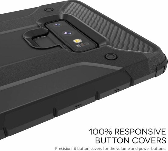 Samsung Galaxy Note9 Hoesje - Zwart - Armor Back Cover