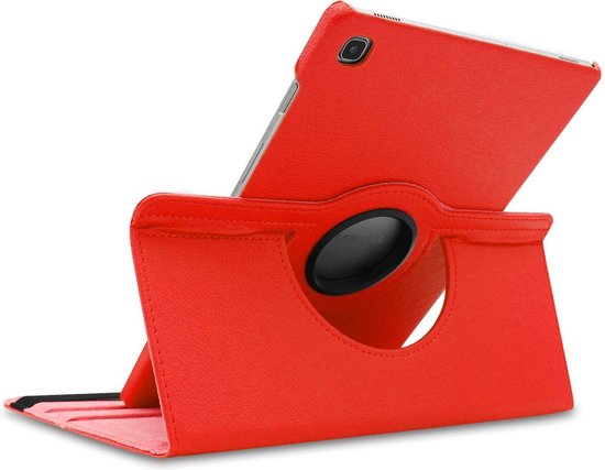 Samsung Galaxy Tab A7 (2020) Tablethoes - Rood - Draaibare Bookcase