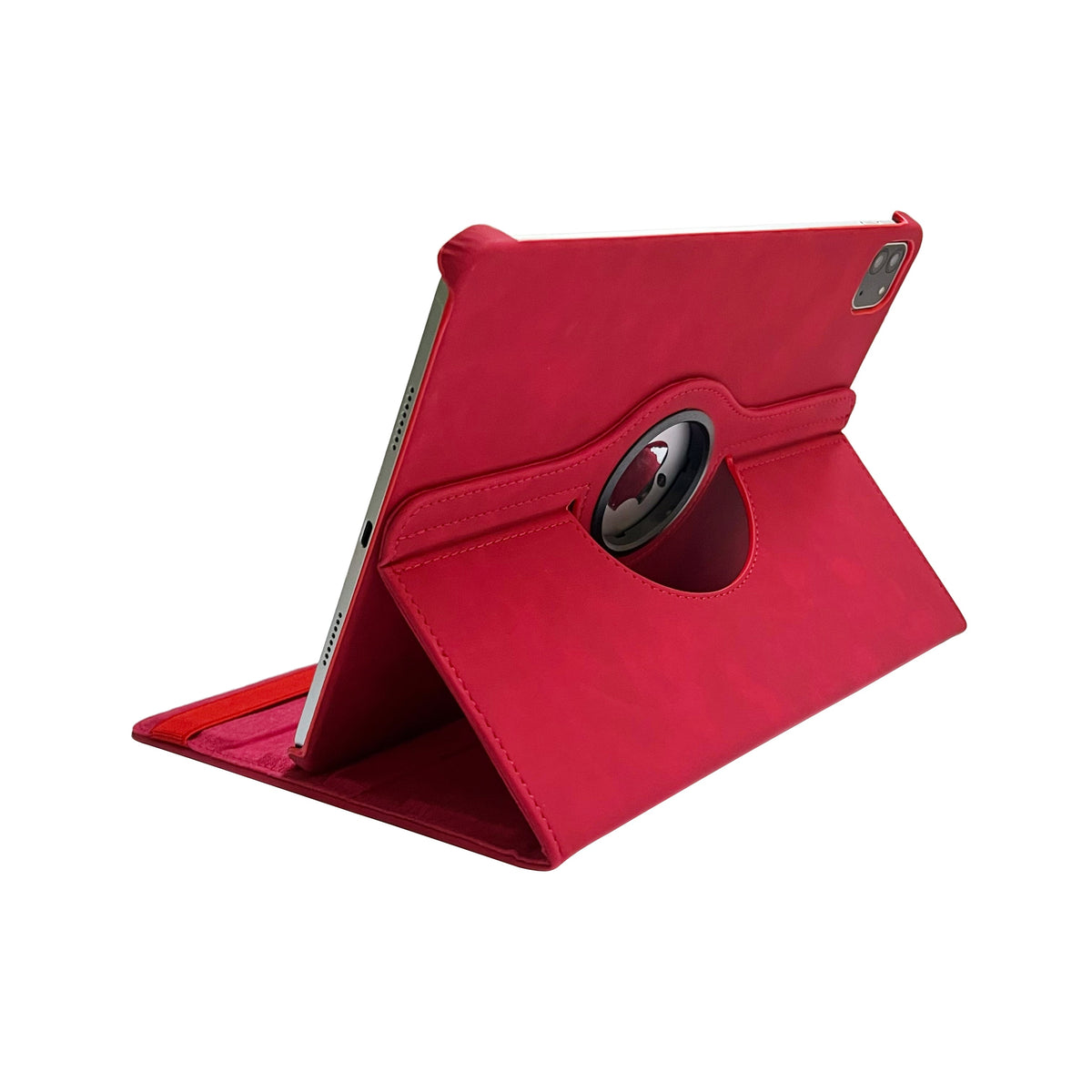 iPad A16 Tablethoes - Crimson Red - Draaibare Bookcase