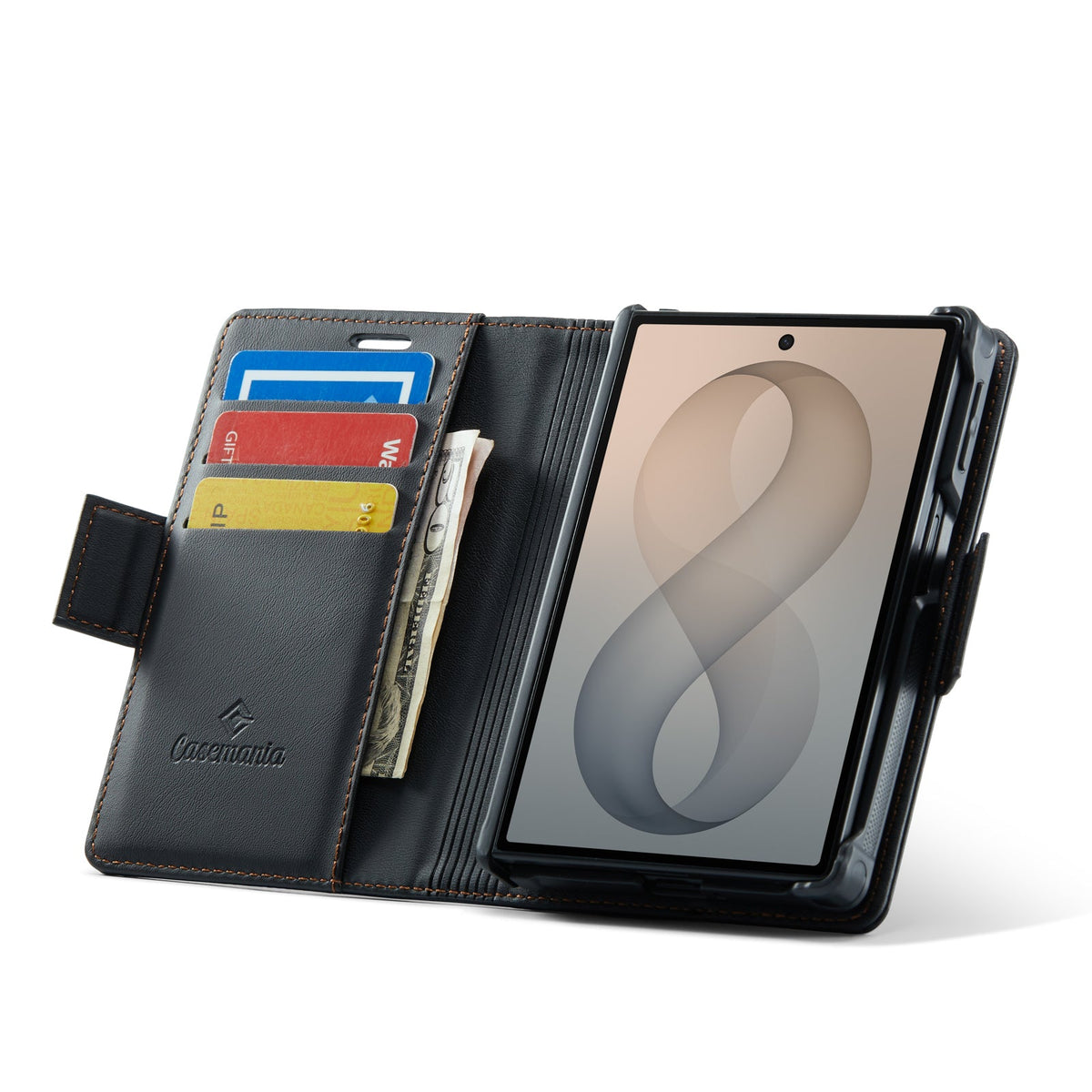 Samsung Galaxy Z Fold8 Hoesje - Charcoal Gray - 2 in 1 MagSafe Bookcase