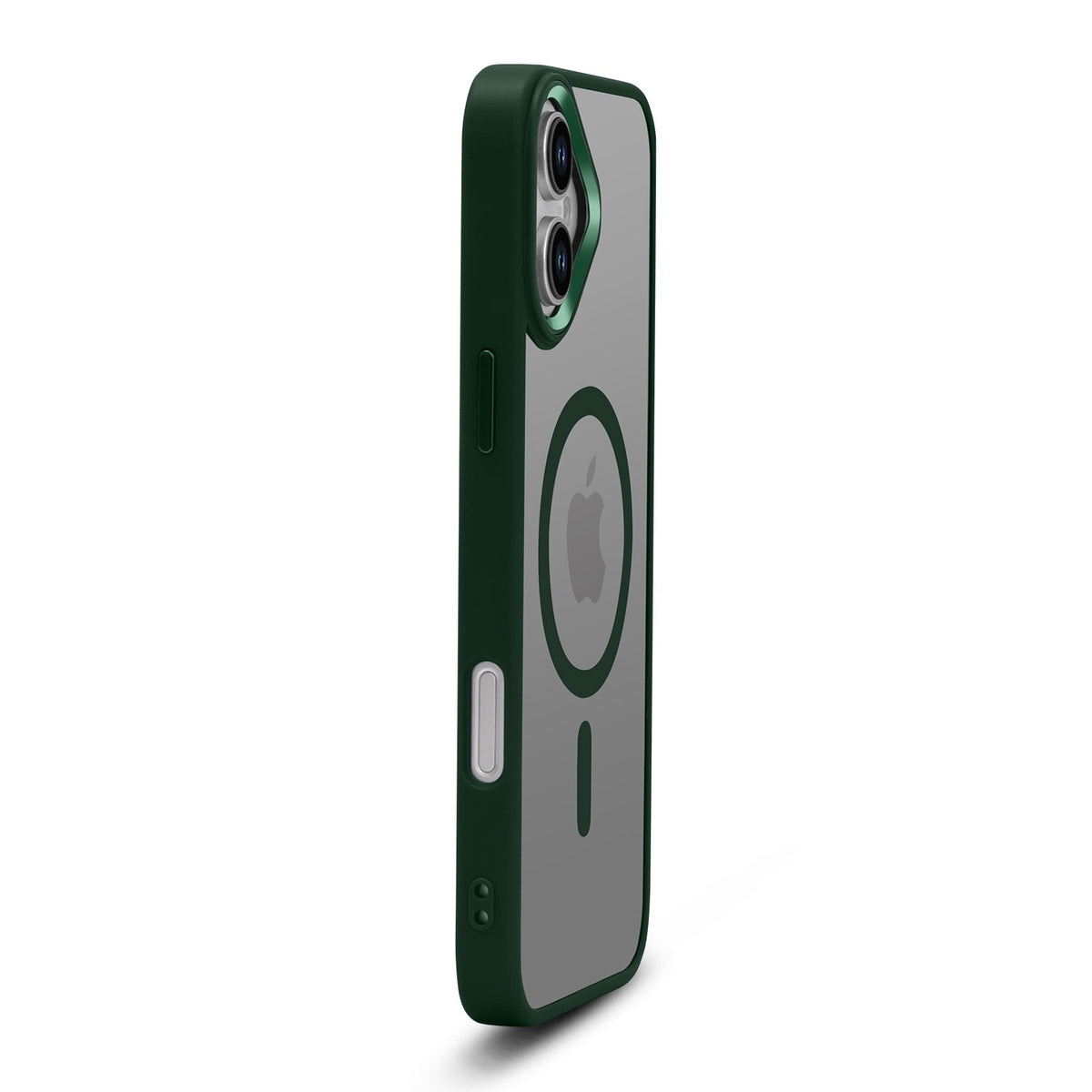 Apple iPhone 16 Hülle - Grün - MagSafe Backcover mit Color Frame