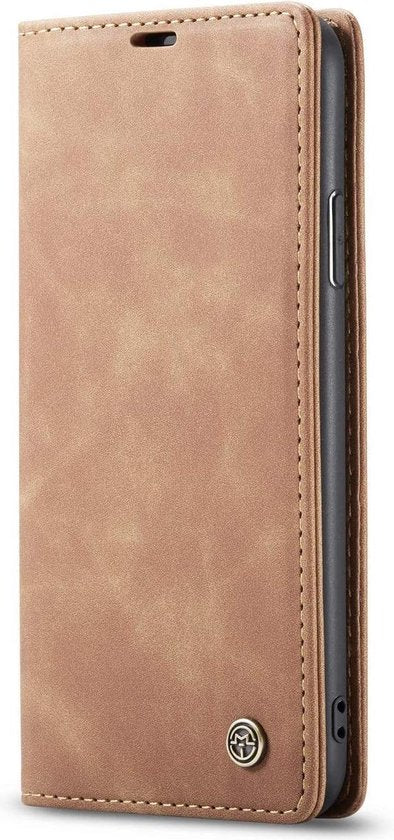 Oppo Reno 4 5G Hoesje - Bruin - Dunne Bookcase