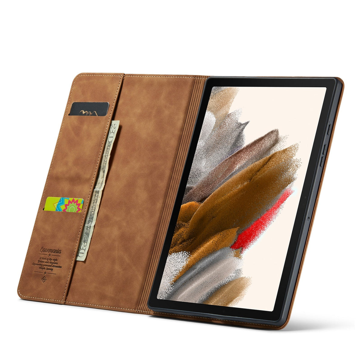 Samsung Galaxy Tab S10 FE Tablethoes - Sienna Brown - Luxe Bookcase