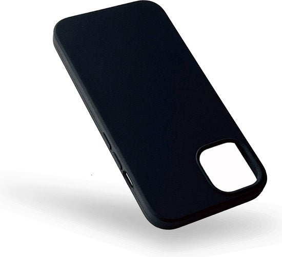 iPhone 13 Mini Hoesje - Zwart - Liquid Siliconen Back Cover