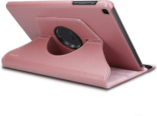 Samsung Galaxy Tab S6 Lite Tablethoes - Roségoud - Draaibare Bookcase