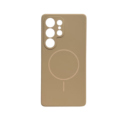 Samsung Galaxy S25 Ultra Case - Beige - Liquid Silicone MagSafe Back Cover