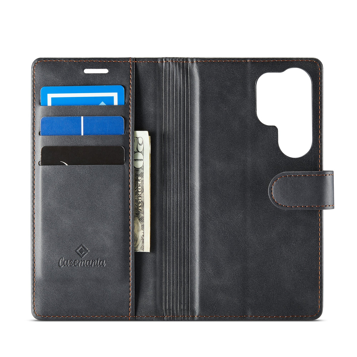 Samsung Galaxy S26 Ultra Hoesje - Charcoal Gray - 2 in 1 MagSafe Bookcase