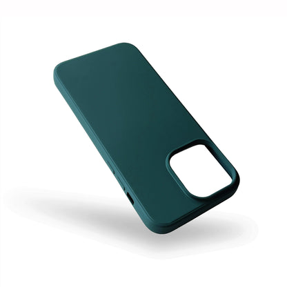 Apple iPhone 15 Pro Hoesje - Groen - Liquid Siliconen Back Cover