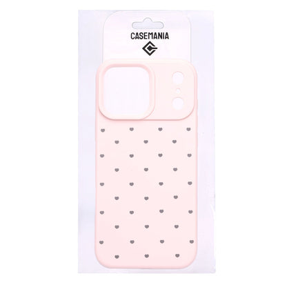 Apple iPhone 18 Pro Max Hoesje - Roze - Hartjes Back Cover