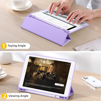 Apple iPad 10.2" WiFi 2019 (7. Gen.) Tablethoes - Lila - Smart Cover