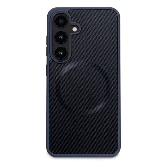Samsung Galaxy A56 Hülle - Schwarz - Carbon-MagSafe-Backcover