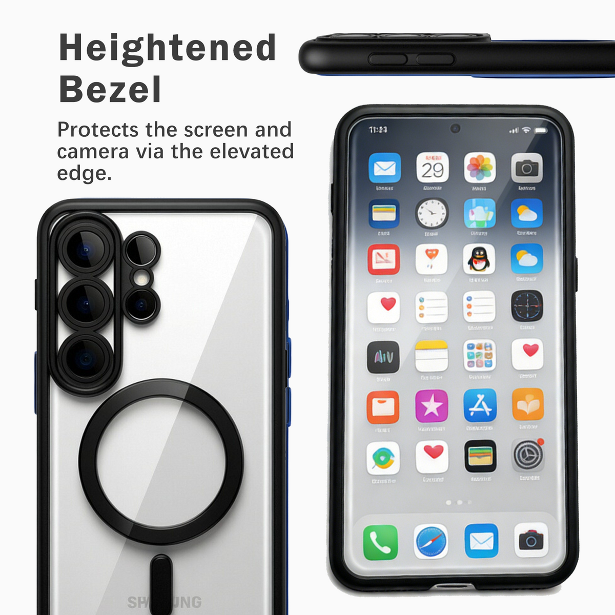 Samsung Galaxy S26 Ultra Hoesje - Zwart - Siliconen MagSafe Back Cover