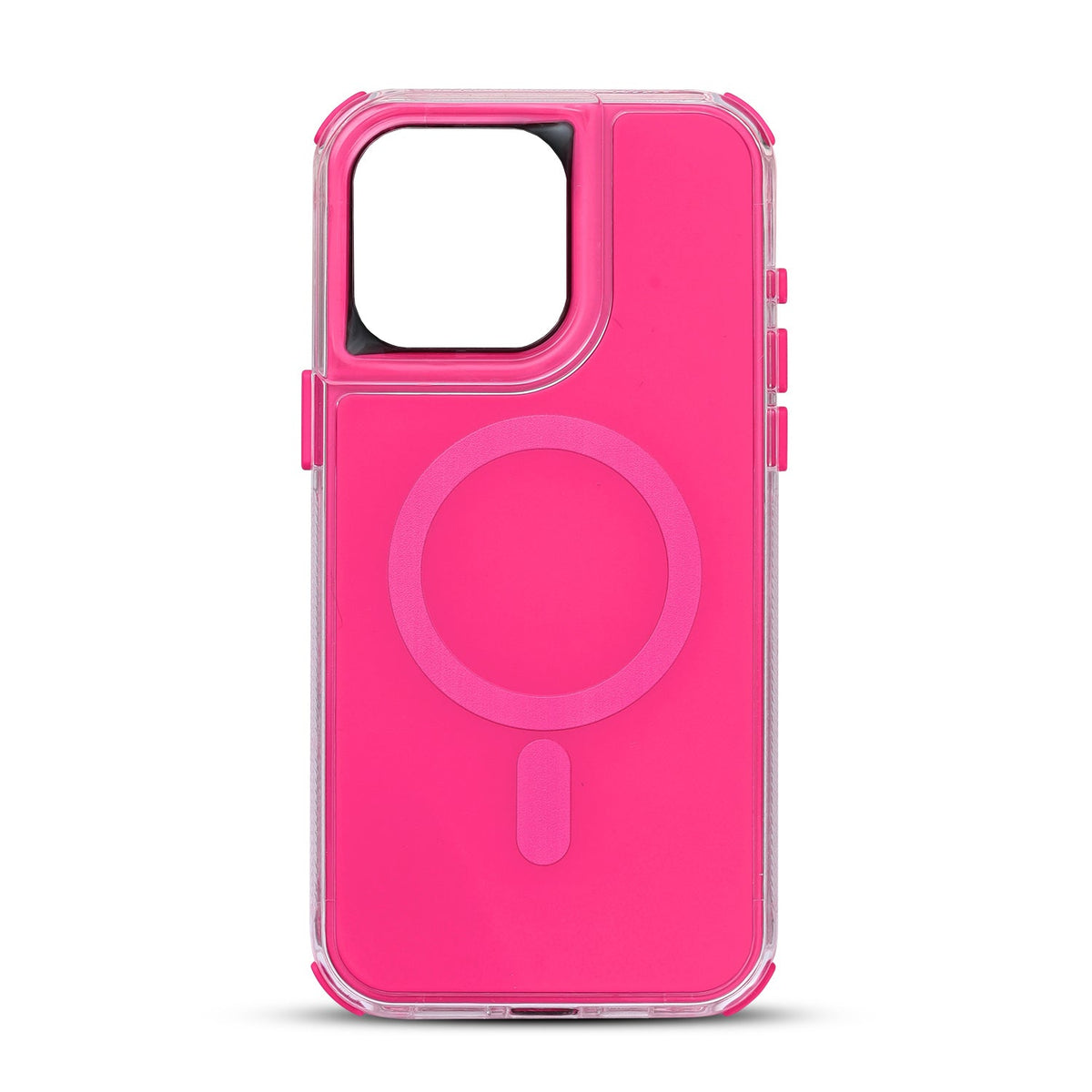 Apple iPhone 16 Pro Max Case - Neon Pink - Liquid Armor MagSafe Back Cover
