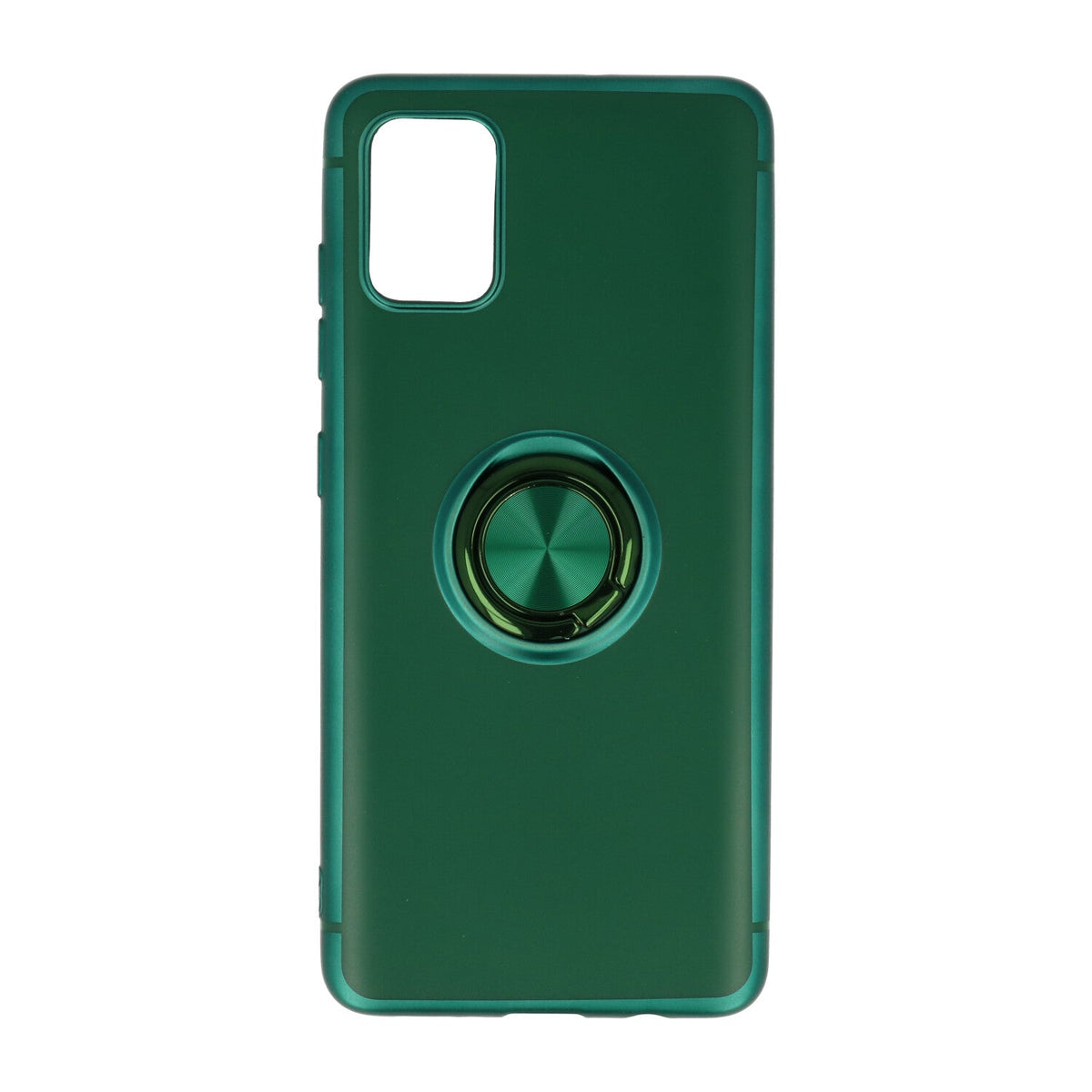 Samsung Galaxy S20 Ultra Case - Green - Silicone Ring Kickstand Back Cover