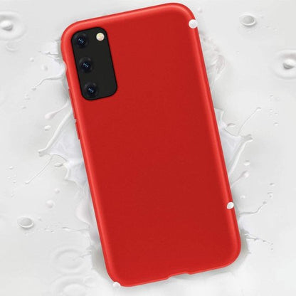 Samsung Galaxy S20 Case - Red - Silicone Back Cover