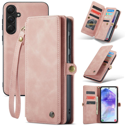 Samsung Galaxy S26 Hoesje - Pale Pink - 2 in 1 Bookcase met 10 Kaart Vakken