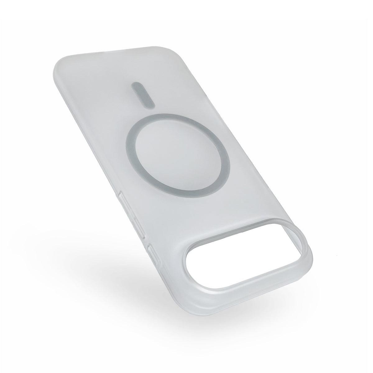 Apple iPhone Air Hoesje - Grijs - Frosted Matte Hardcase MagSafe Back Cover