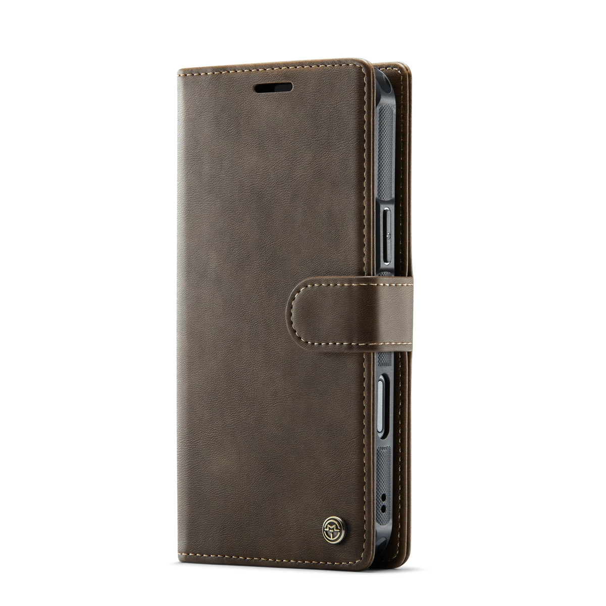 Apple iPhone 18 Pro Max Hoesje - Mahogany Brown - Luxe 2 in 1 MagSafe Bookcase