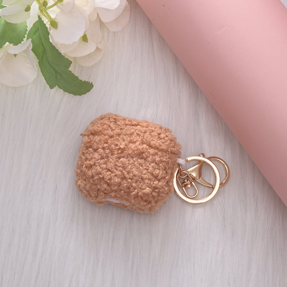 Apple AirPods 4 Hoesje - Teddy Furr - Bruin