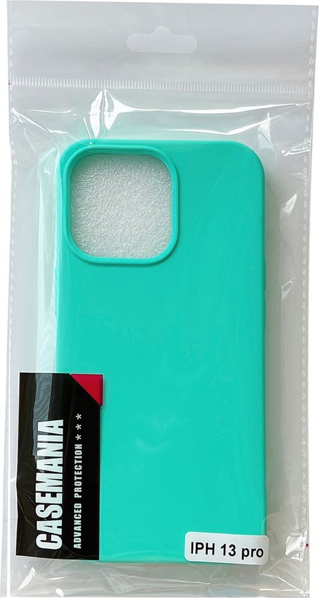 Apple iPhone 13 Pro Case - Turquoise - Strong Silicone Back Cover