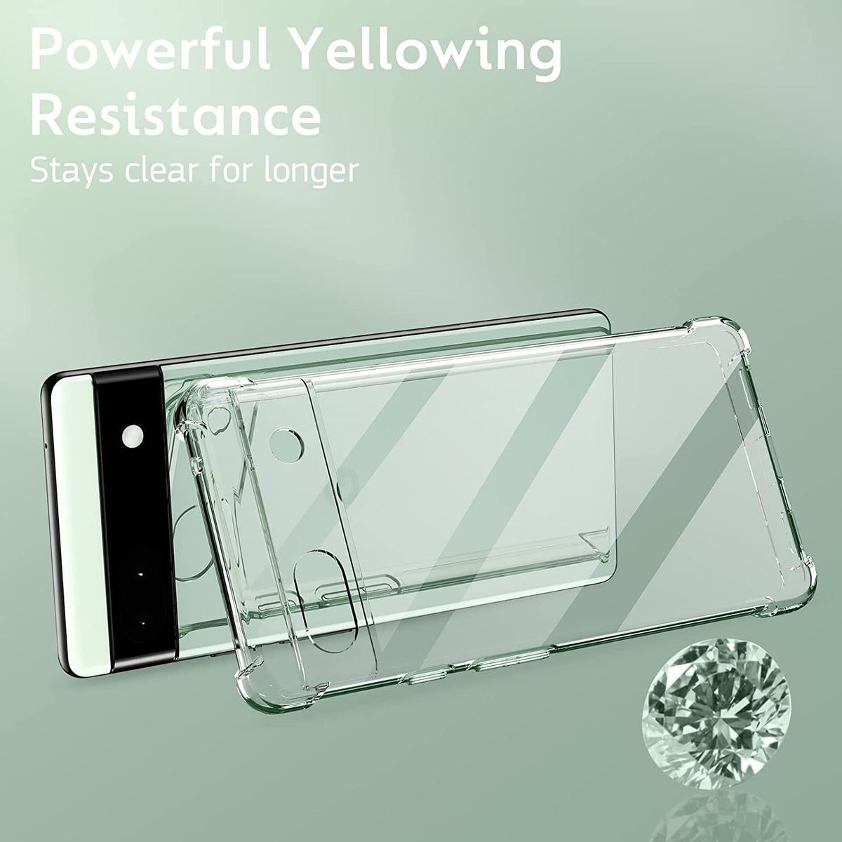 Google Pixel 6a Hoesje - Transparant - Anti-Shock Back Cover
