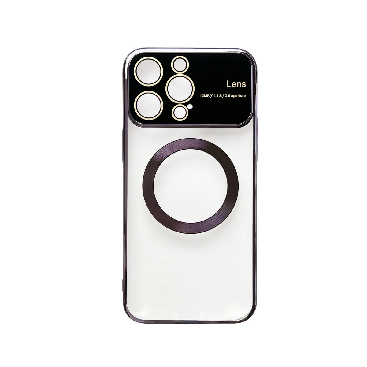 Apple iPhone 15 Pro Hoesje - Paars - Siliconen MagSafe Back Cover met Camerabescherming