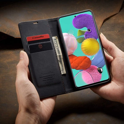 Samsung Galaxy A51 Hoesje - Charcoal Gray - Dunne Bookcase