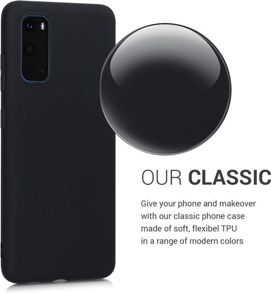 Samsung Galaxy S20 Hülle - Schwarz - Silikon Backcover