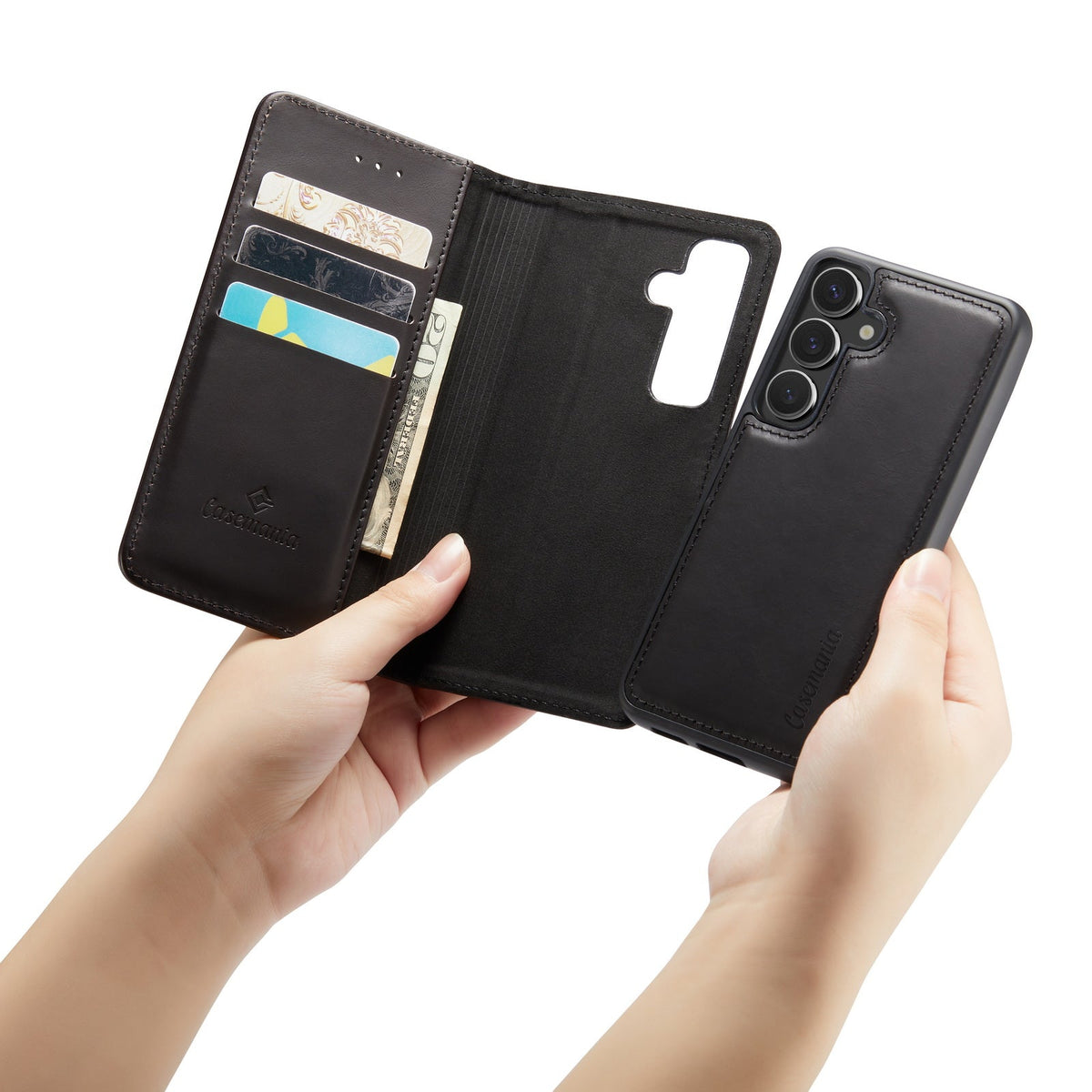 Samsung Galaxy A55 Hoesje Book Case - Charcoal Gray