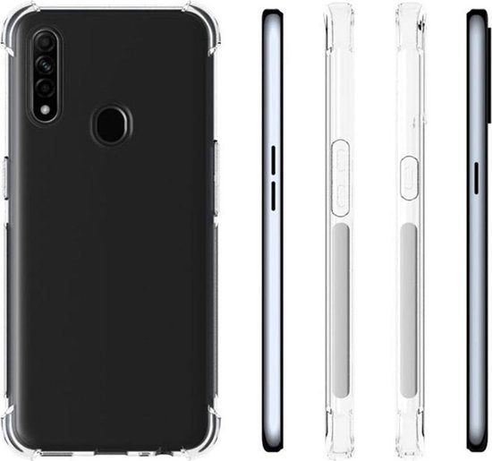 Oppo A31 Hoesje - Transparant - Anti-Shock Back Cover