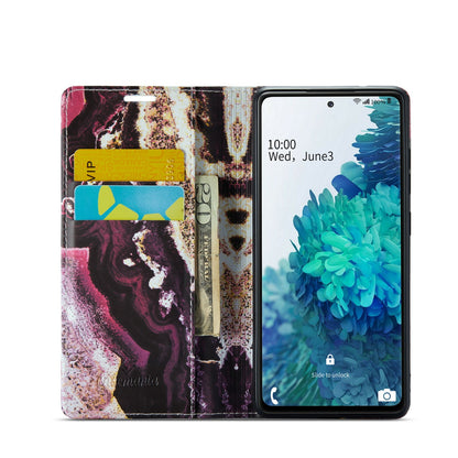 Samsung Galaxy A53 Case - Magenta Eudialyte - Marble Wallet Case