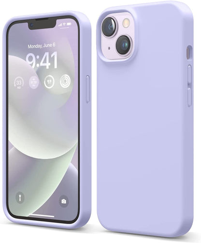 iPhone 14 Hoesje - Paars - Liquid Siliconen Back Cover
