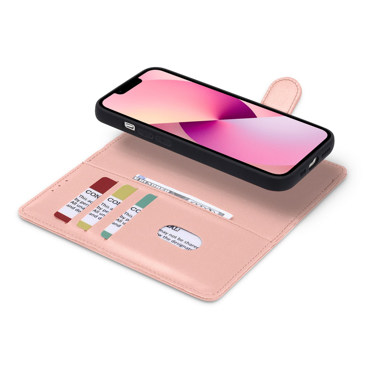 iPhone 11 Hoesje - Roze - 2 in 1 Bookcase