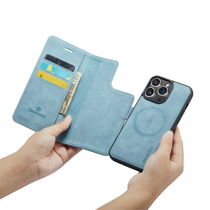 Apple iPhone 15 Pro Max Hoesje - Aqua Blue - 2 in 1 MagSafe Bookcase