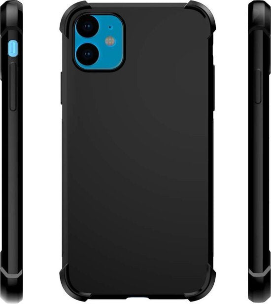 Apple iPhone 11 Hülle - Schwarz - Hybrid Stoßfest Backcover