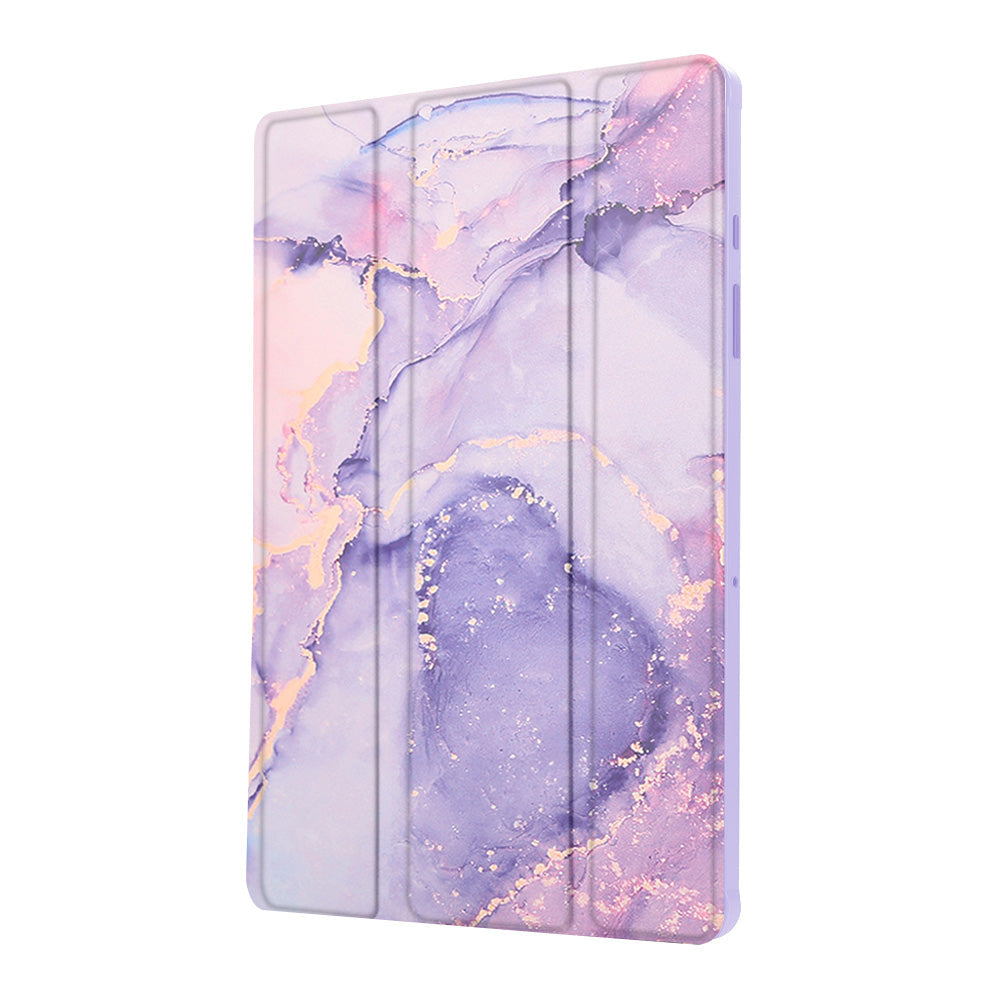 Apple iPad 5 9.7 (2017) Tablet-Hülle Smart Cover - , Marmor Lila