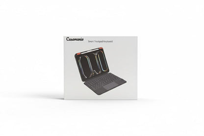 iPad Air 11-inch (2024/2025/2026) - Grey - Split Keyboard Case with Rotating + Touchpad + Backlight