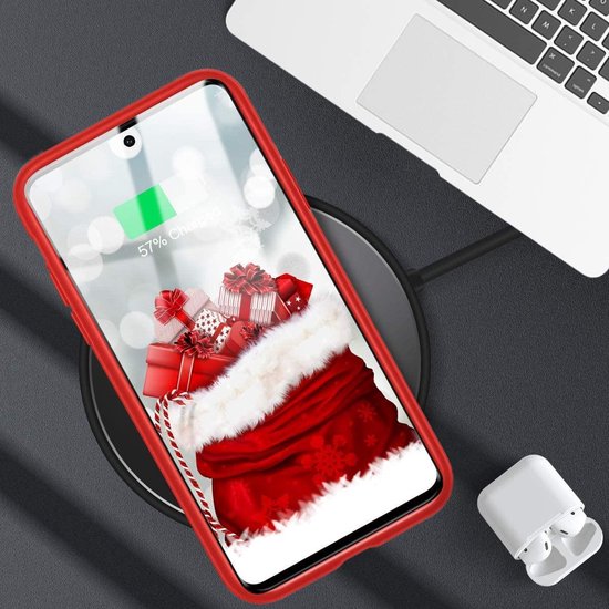 Samsung Galaxy S20 Case - Red - Silicone Back Cover