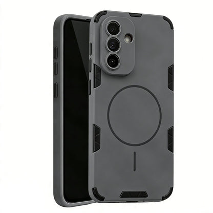 Samsung Galaxy A57 Hoesje - Matte Grijs - Frosted Matte Hardcase MagSafe Back Cover