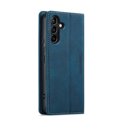 Samsung Galaxy S24 Plus Hoesje - Navy Blue - Dunne Bookcase