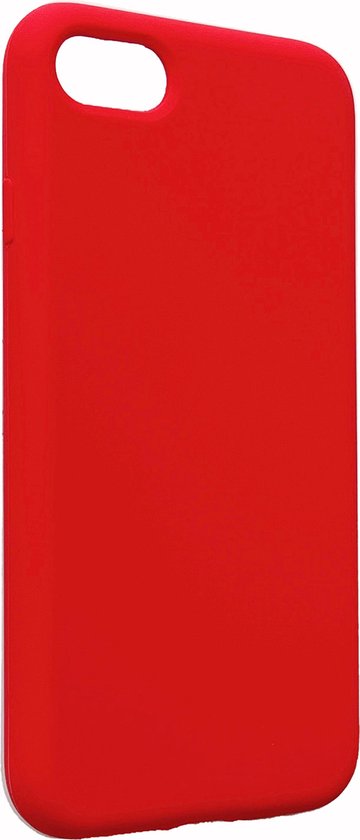 Apple iPhone 7 Hoesje - Rood - Liquid Siliconen Back Cover