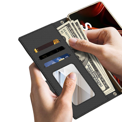 Étui Samsung Galaxy S26 Ultra - Gris - Étui portefeuille bandoulière en similicuir avec porte-cartes