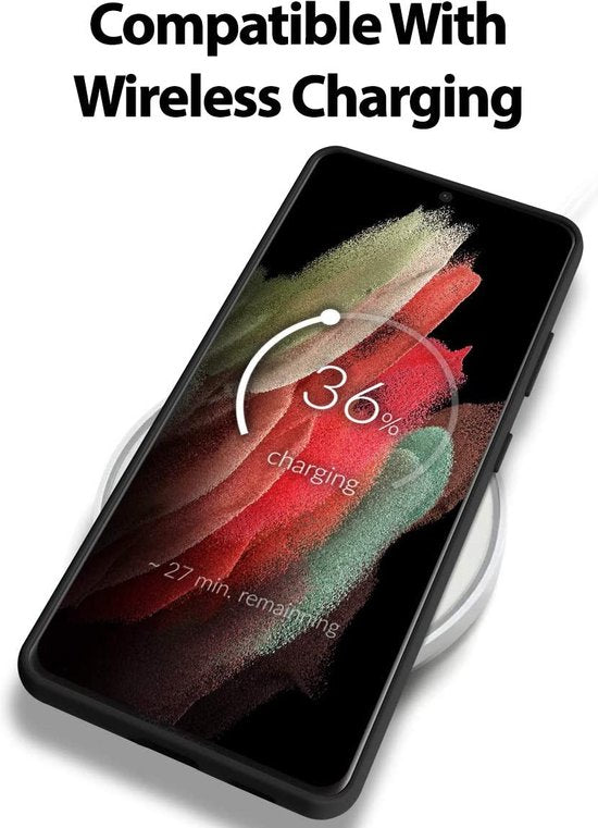 Samsung Galaxy S23 Ultra Hoesje - Zwart - Siliconen Back Cover