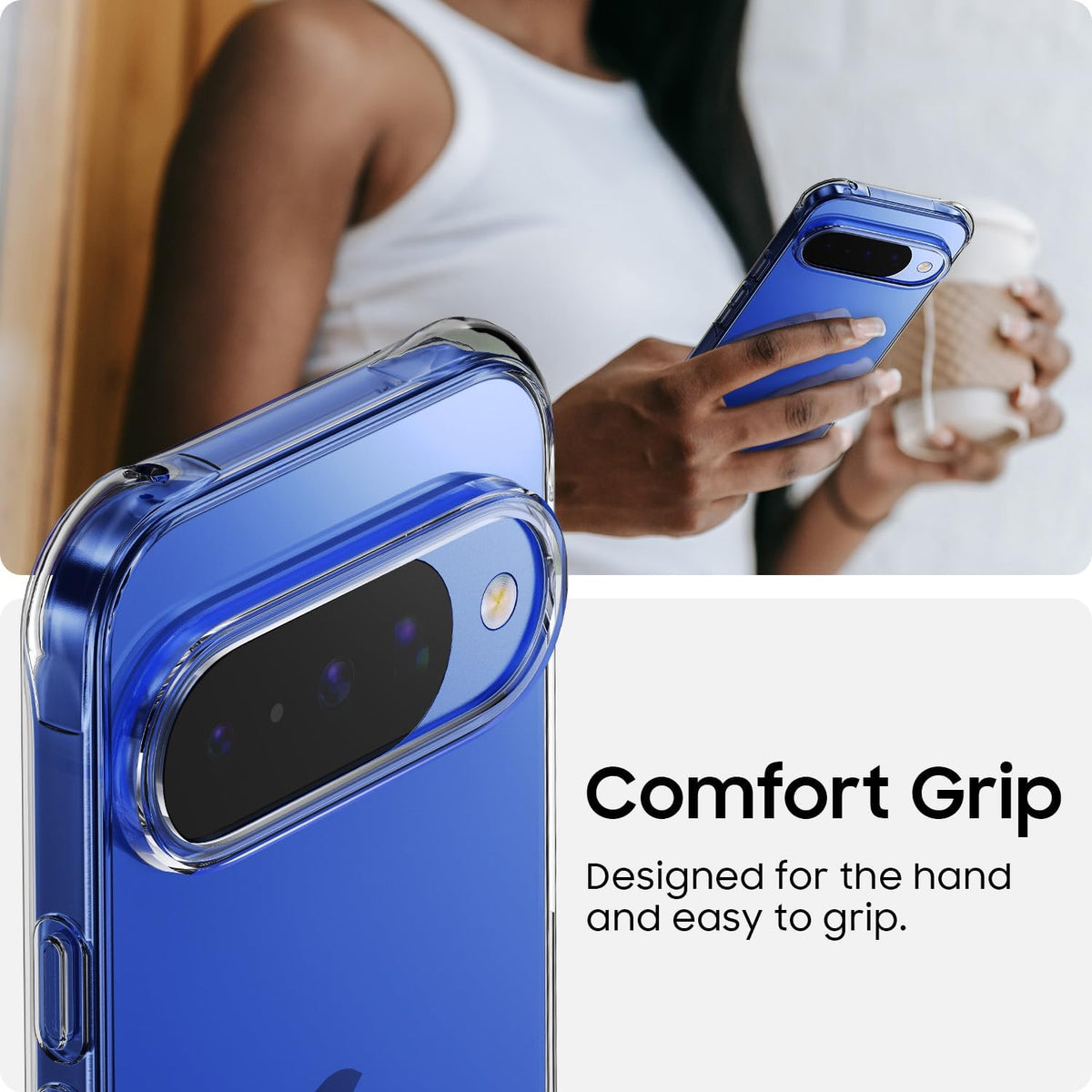Google Pixel 10 Pro Hoesje - Transparant - Anti-Shock Back Cover