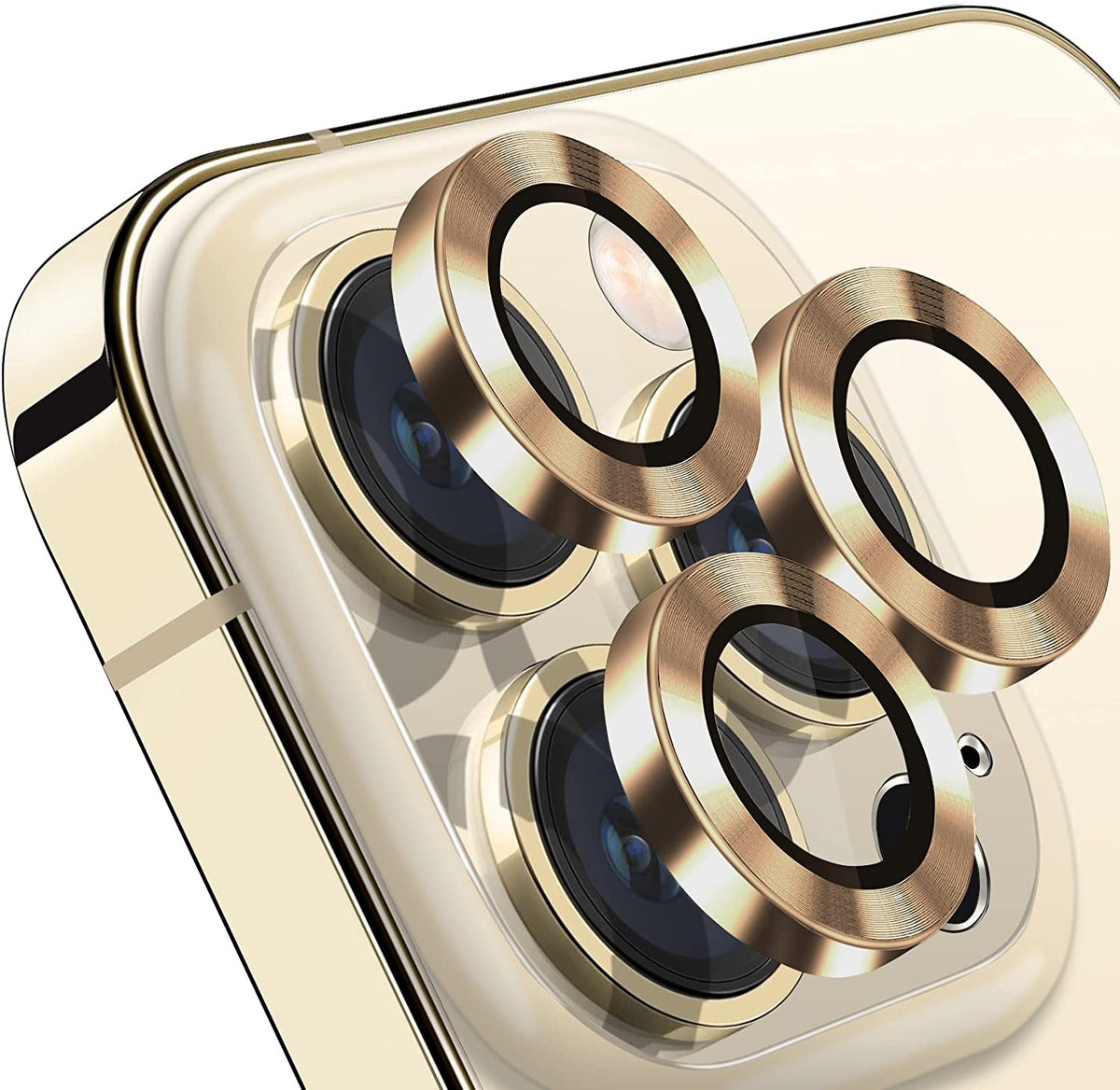 Apple iPhone 13 Pro Max Lens Protector - Goud - 1 Stuk