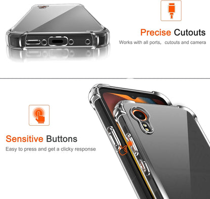 Samsung Galaxy XCover 7 Hoesje - Transparant - Anti-Shock Back Cover
