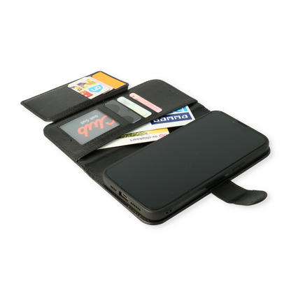Apple iPhone 15 Pro Max Hoesje - Zwart - 2 in 1 MagSafe Bookcase met 10 Kaart Vakken